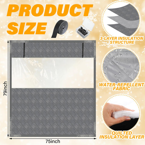 Beeveer Oxford cloth insulation with inner quilting showing durable weatherproof layer