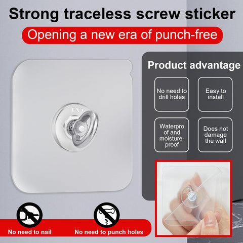 Beeveer waterproof adhesive hook ready for indoor or outdoor use.