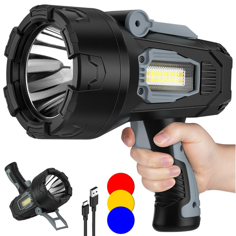 BEFAMALI rechargeable spotlight beam for outdoor visibility at night