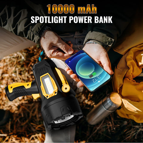 BEFAMALI Spotlight USB-C charging port enables fast recharging.