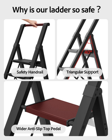 BEFITMACE U-shape handrail adds safety during tasks