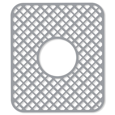 BEHOK silicone sink protector with lozenge pattern protects against scratches and promotes drainage.