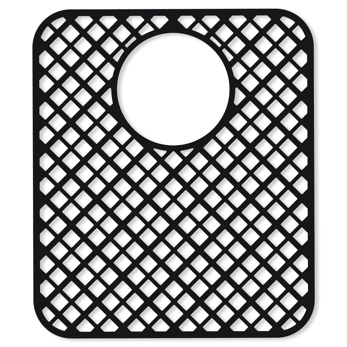 BEHOK silicone sink protector with rear drain guards against scratches.