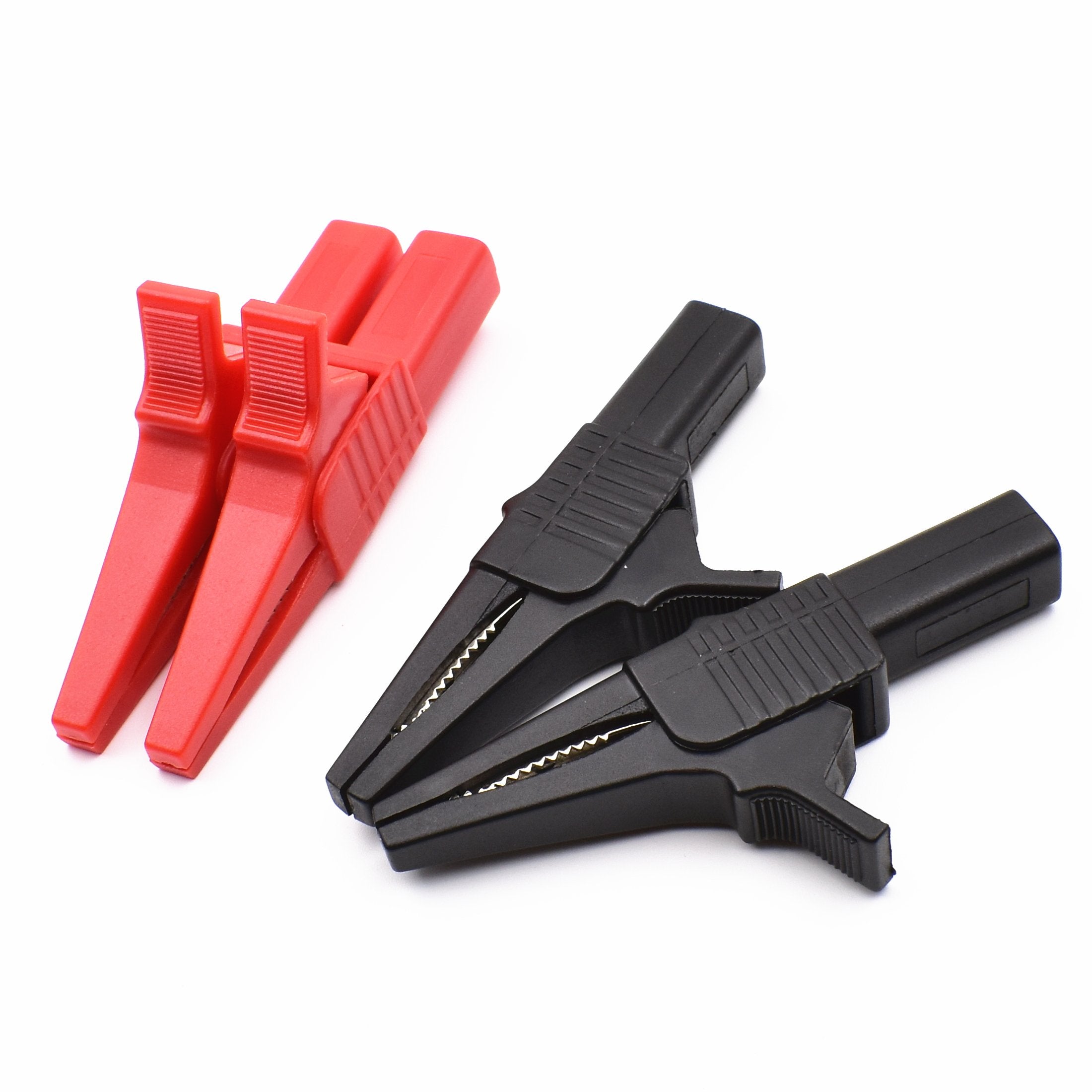 Bei Qian 10pcs black insulated alligator clips for durable electrical testing