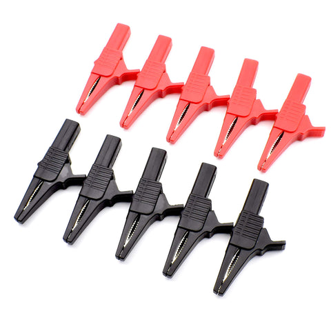 Bei Qian 10pcs red insulated alligator clips for automotive testing