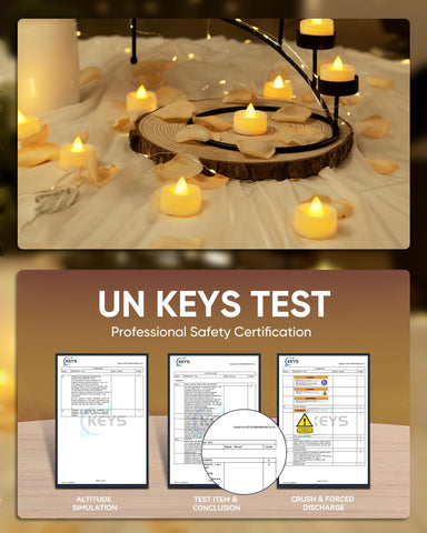 Beichi tea light with safe-cap design keeps children safe.