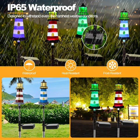 BEIDOULU solar decor lights offer 7 dynamic modes for lively evenings.
