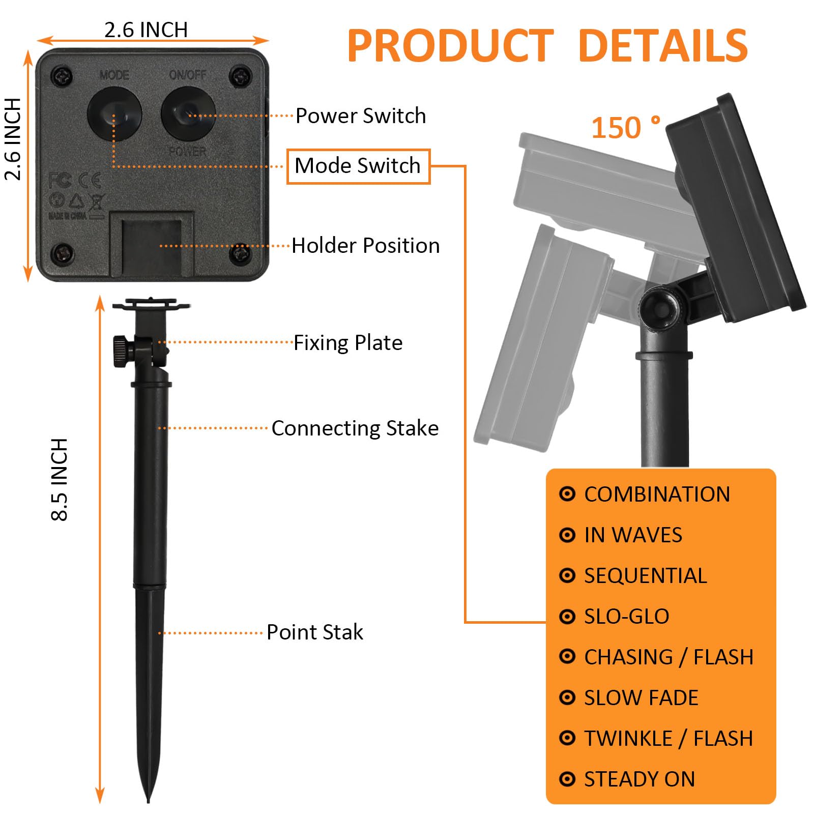 Beieverluck 33ft per string 100 LEDs for bright, evenly distributed light along trees and paths