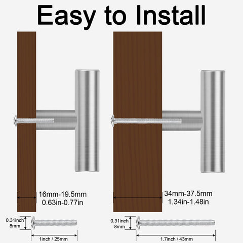Beieverluck durable finish resists scratches for long lasting hardware