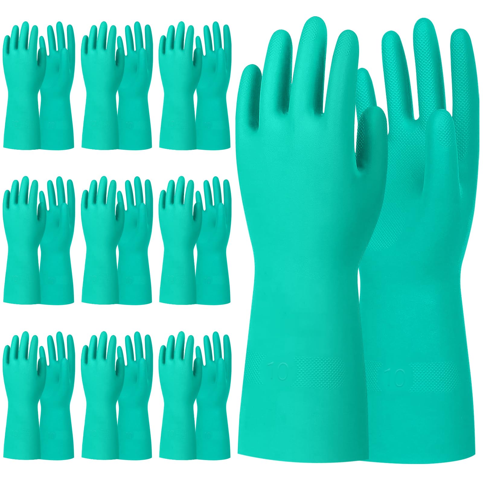 Beieverluck gloves in a pack of 10 pairs for daily use.