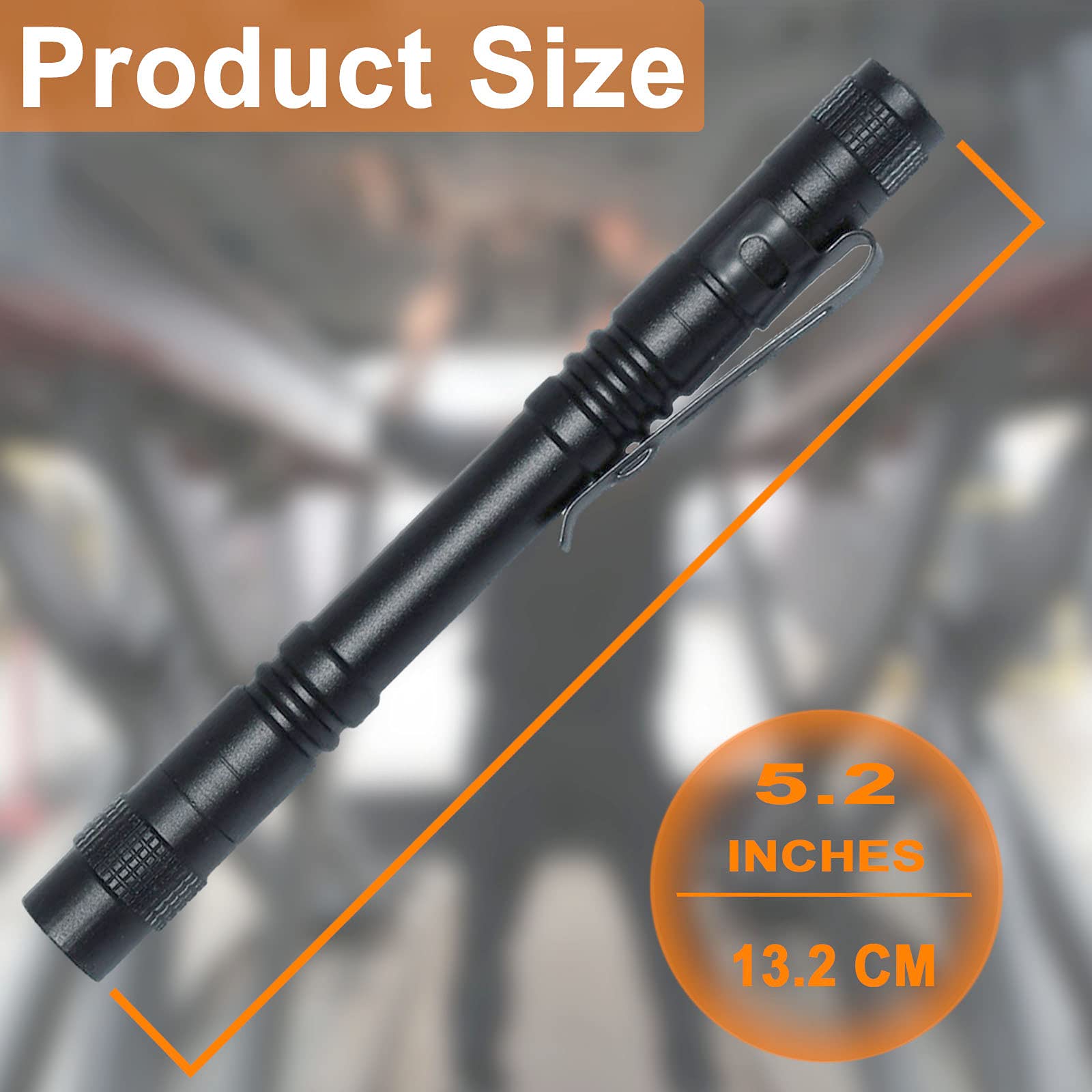 Beieverluck pocket flashlight with clip offers hands-free use during repairs.