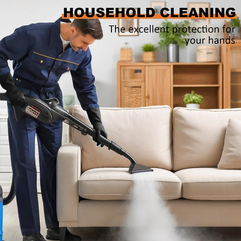 Beieverluck protective gloves minimize splash exposure during cleaning.