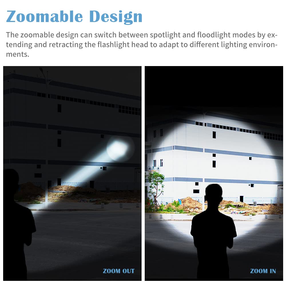 BEIKE flashlight 2 pack waterproof and dustproof build for tough weather