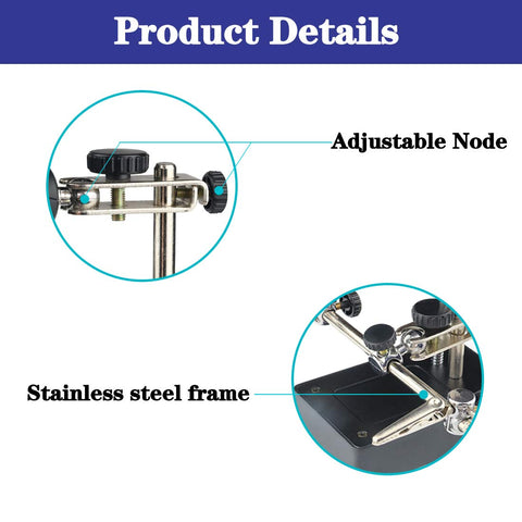 Beileshi soldering station with adjustable lighting for visibility