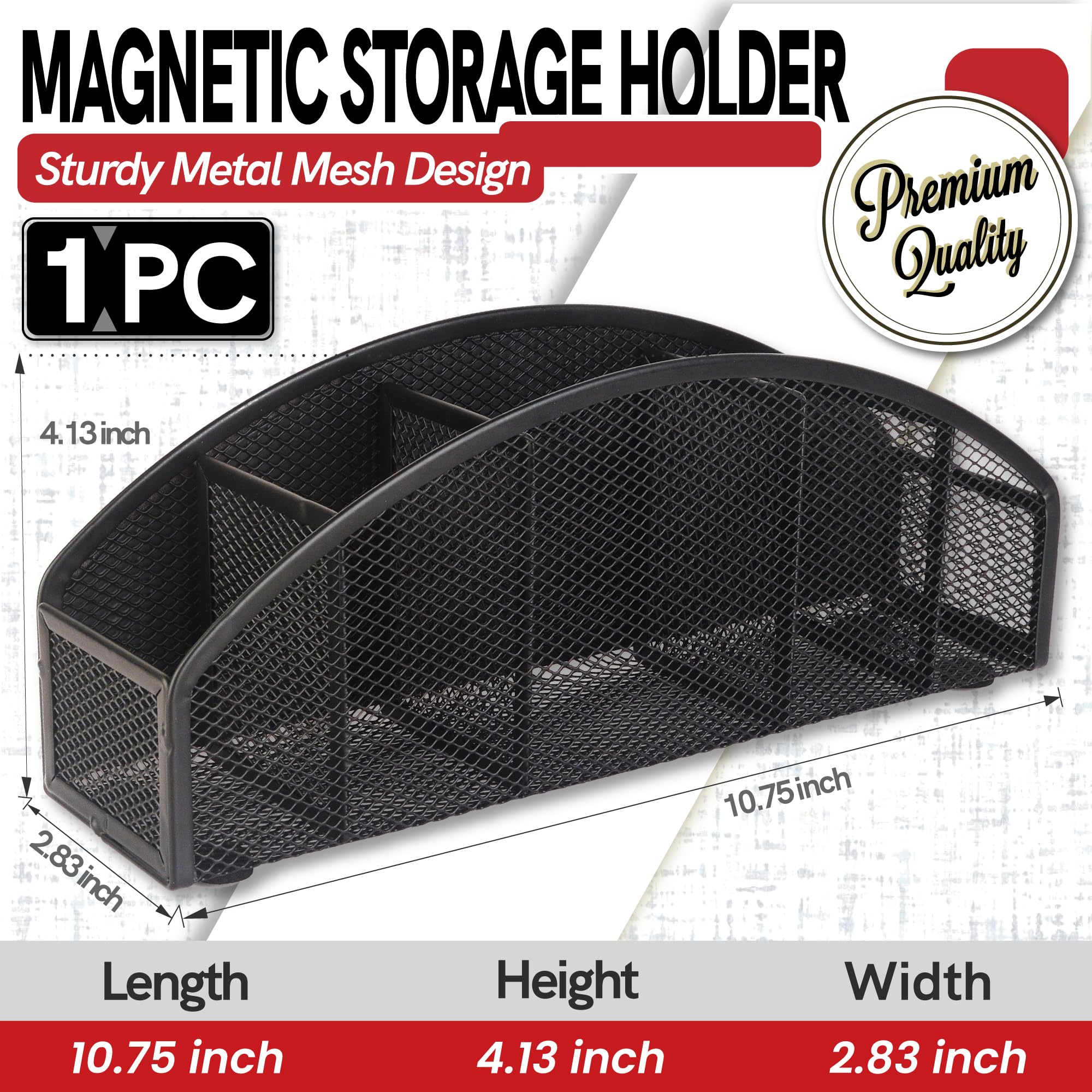BEILITEMAG five-slot organizer neatly sorts markers and erasers