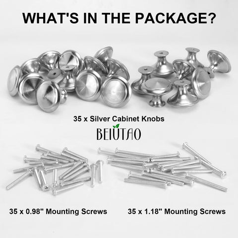 BEIUTAO brushed nickel shine on furniture fronts, anti-rust design