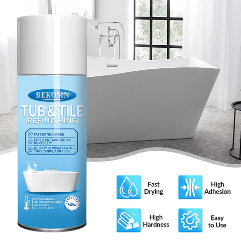 BEKOMN kit demonstrated in humid bathroom environment