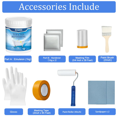 BEKOMN easy cleanup using water—no solvents required