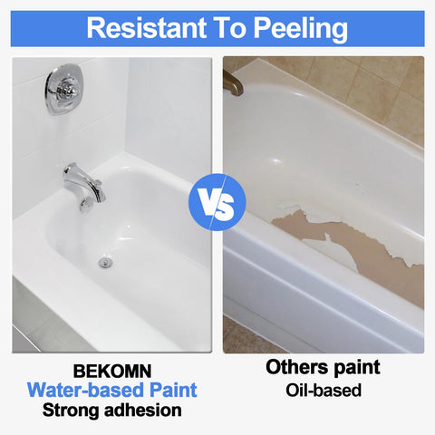 BEKOMN tile paint tools included in kit for easy DIY refinishing tasks