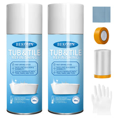BEKOMN tub-tile spray-paint white bottle front view for quick refinishing