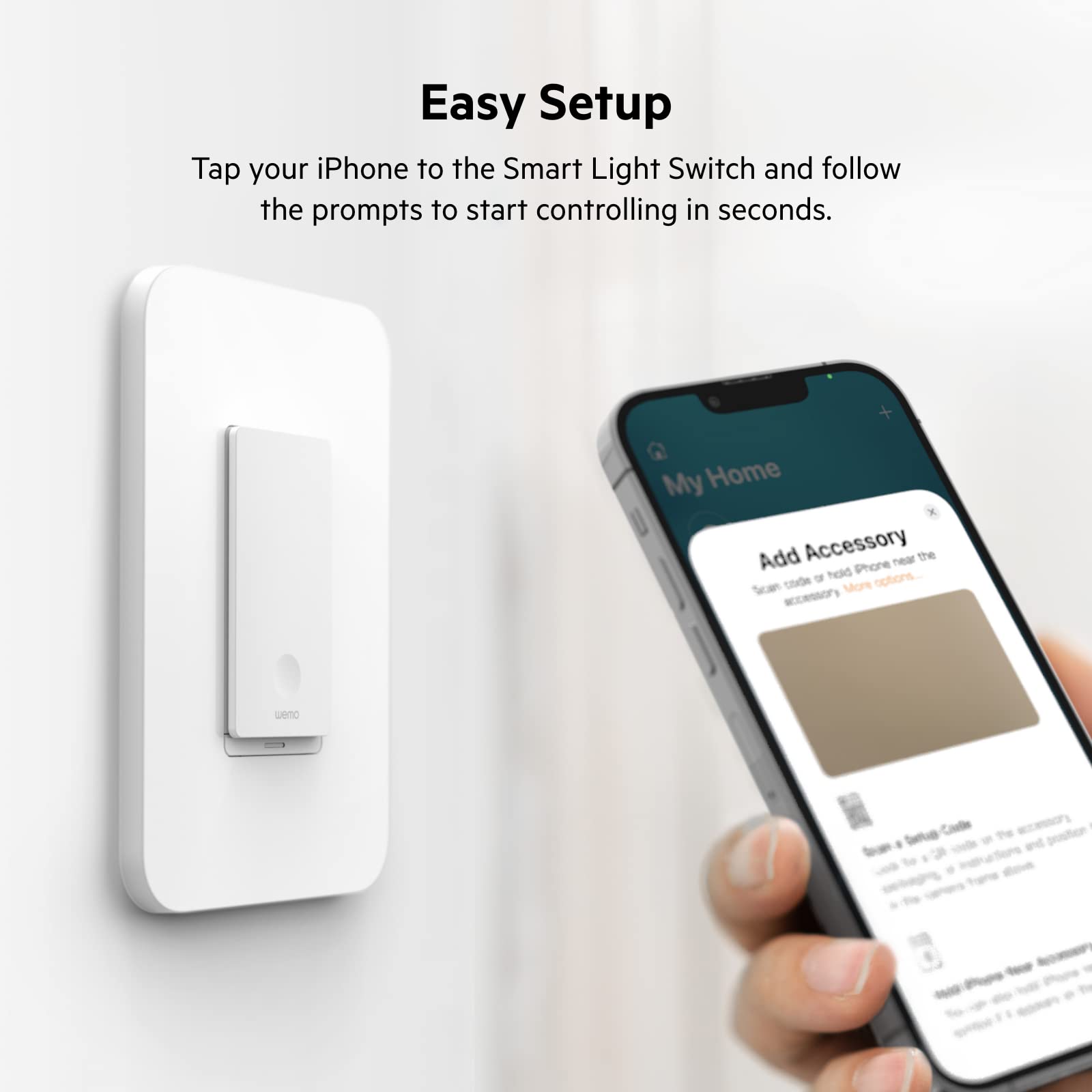 HomeKit control interface for Wemo switch via Apple Home App