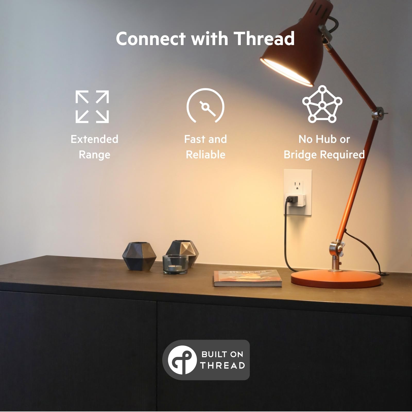 Belkin Wemo Thread Smart Plug supports Apple HomeKit automations with ease.