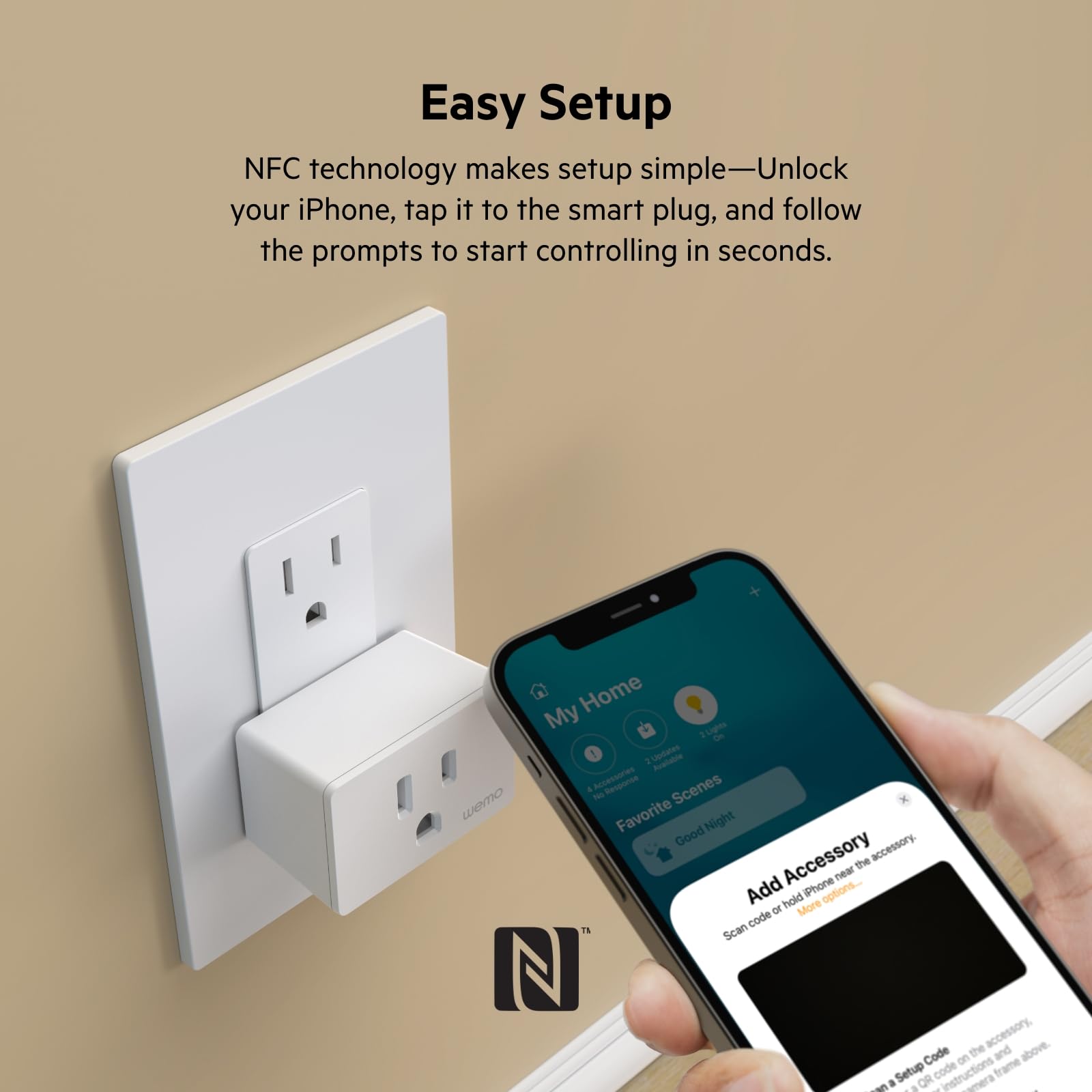 Belkin Wemo Thread Smart Plug enables HomeKit control and Siri automation.