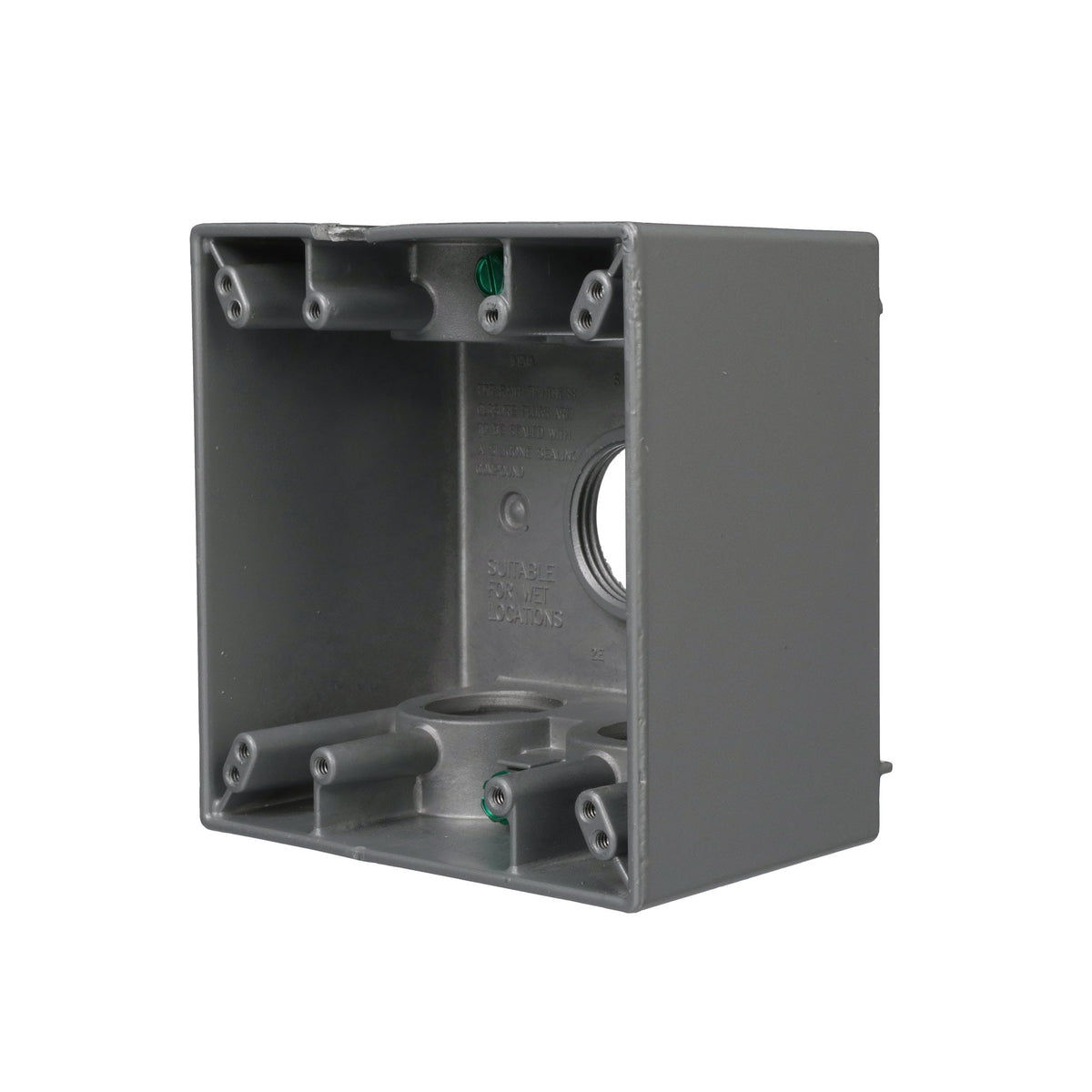 BELL 2-Gang Weatherproof Deep Box exterior view for outdoor wiring