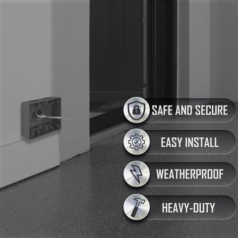 BELL Weatherproof box features gasket and ground screw ready for installation