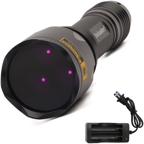 BellaaMm C10 front view shows portable UV flashlight ready for quick detection tasks.