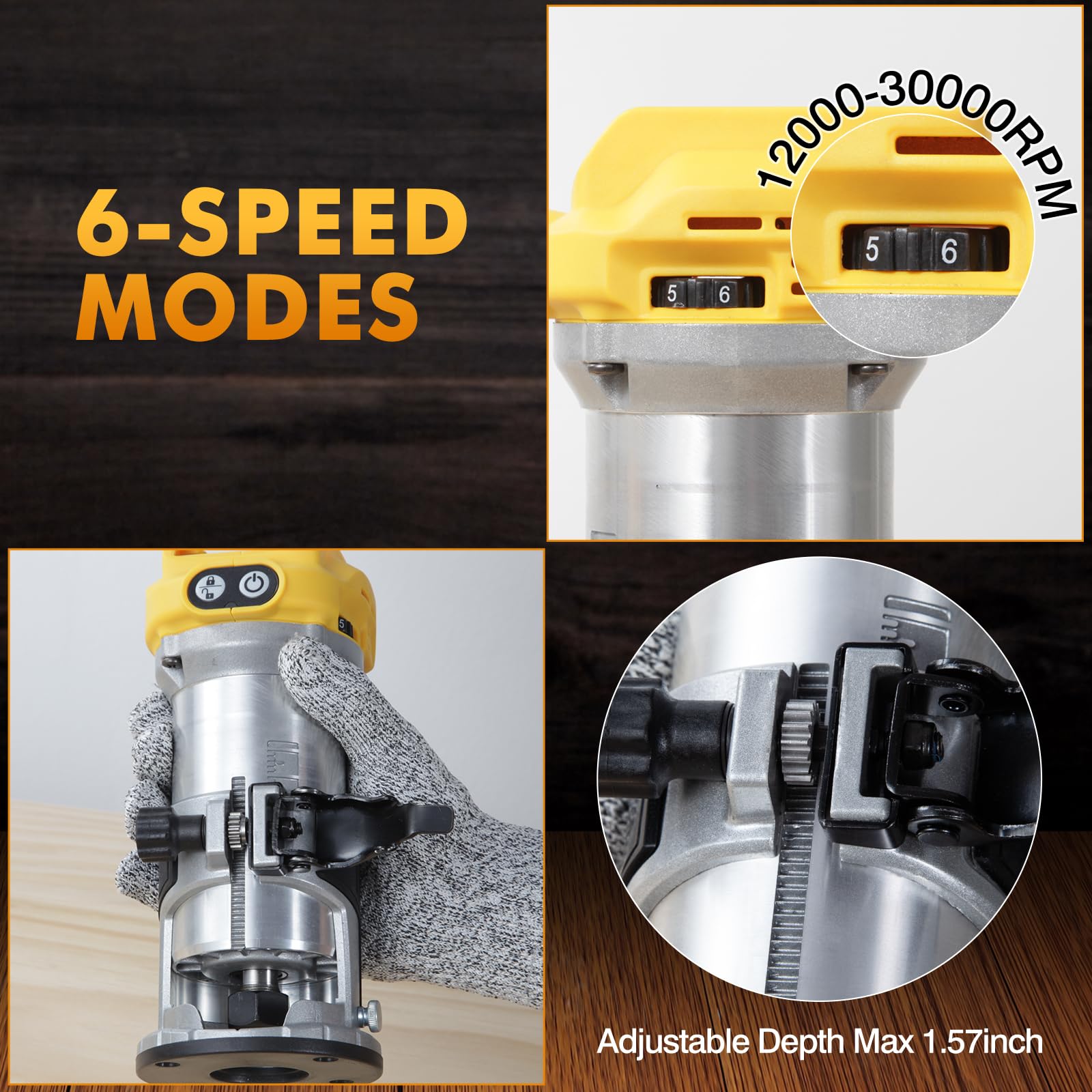 BellaDimora durable ABS body and aluminum base provide stability