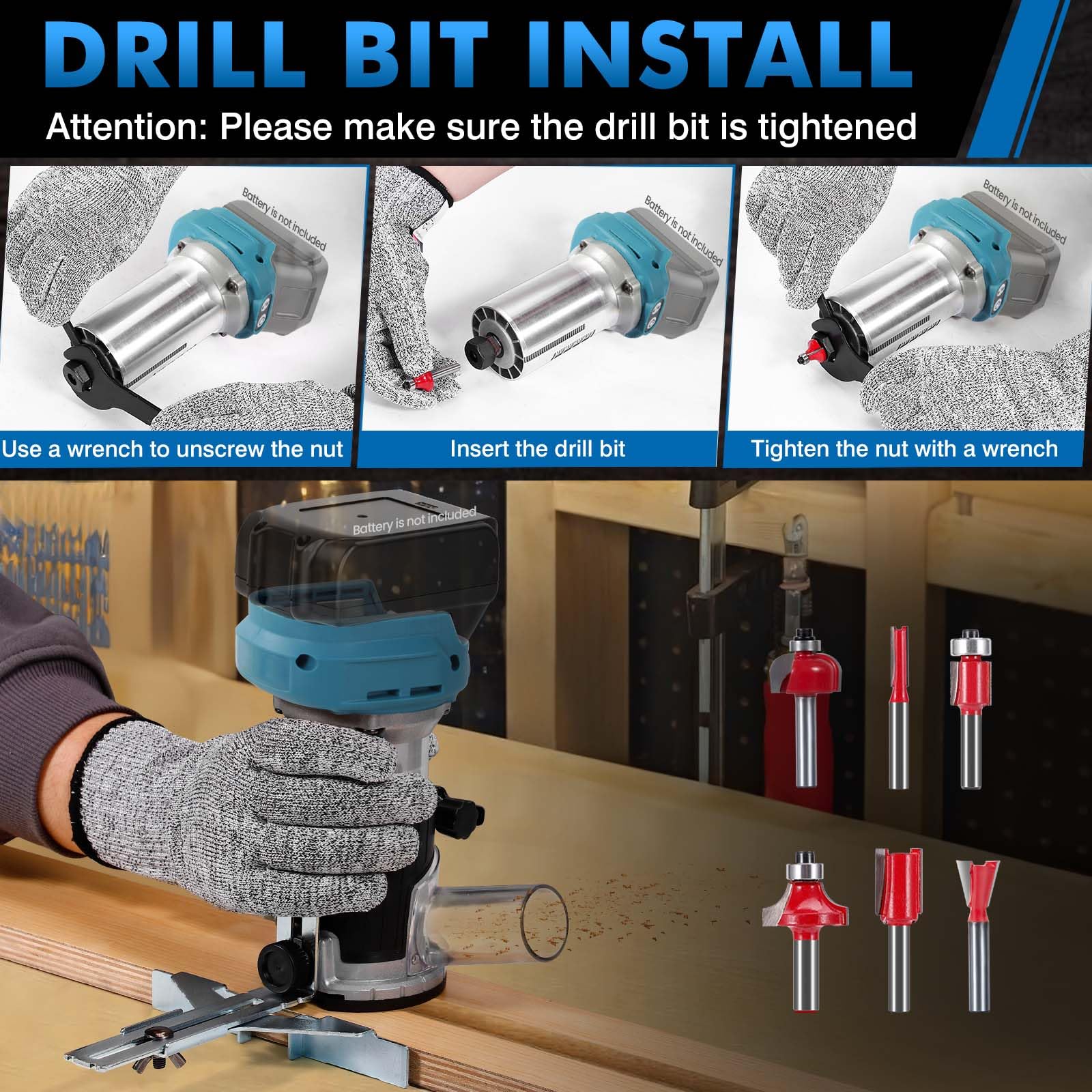 Belladimora edge and roller guide kit for precise profiling