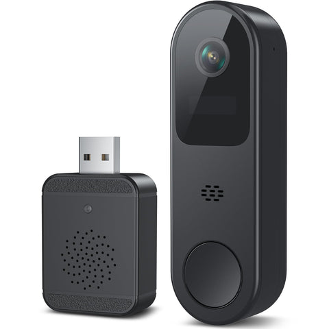 Belleye 2K HD Battery Doorbell camera front view for clear entry monitoring.