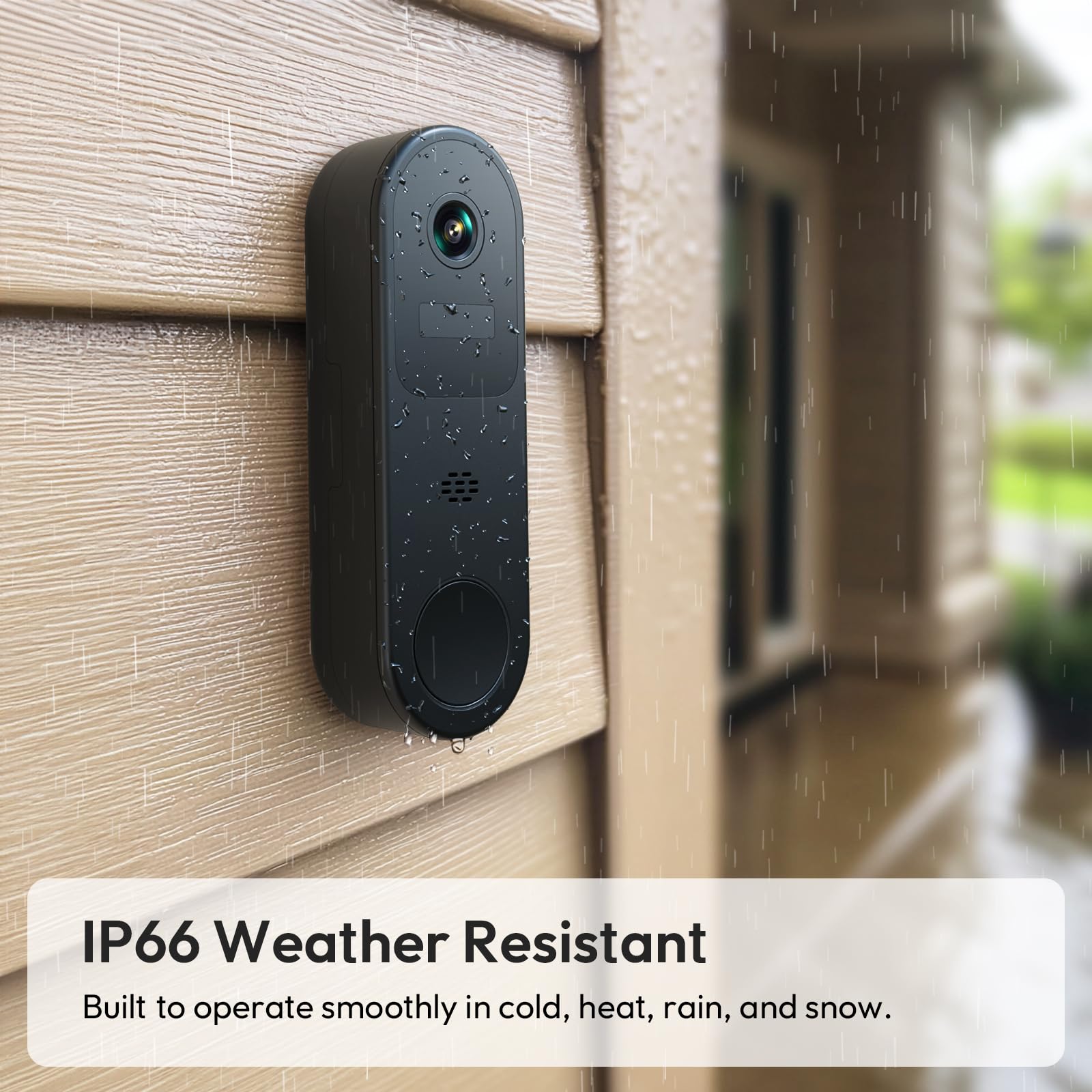 Belleye Alexa-compatible doorbell for hands-free voice control.