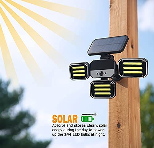 Bell+Howell Bionic Floodlight ground stake setup offers easy yard installation.