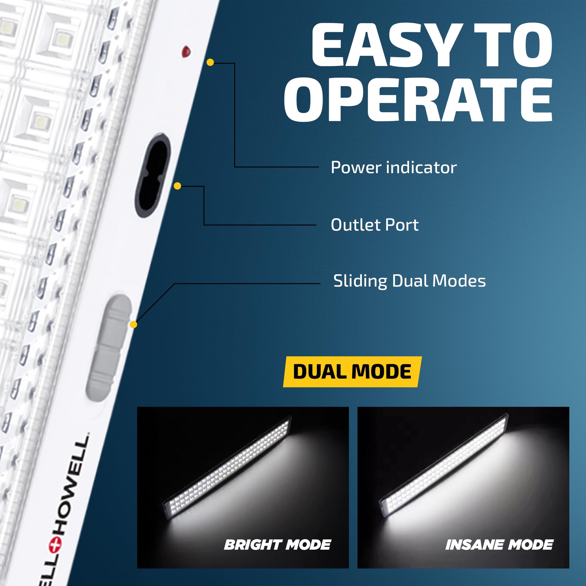 Bell+Howell light bar outdoor travel setup for on the go lighting
