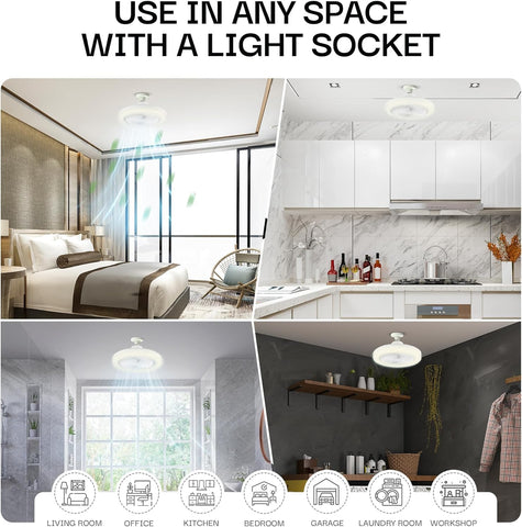 Bell+Howell SocketAir energy-efficient LED reducing heat and power use.