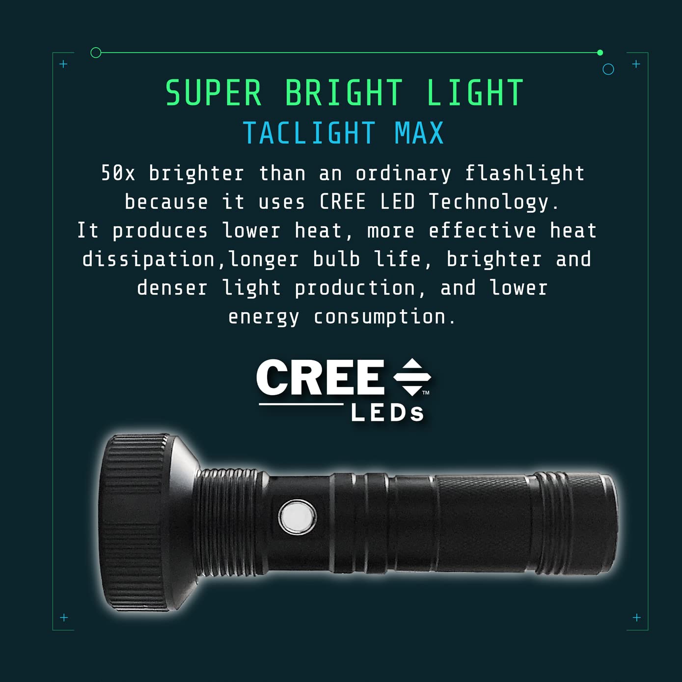 Bell+Howell Taclight Max portable light ideal for hunting and outdoor tasks.