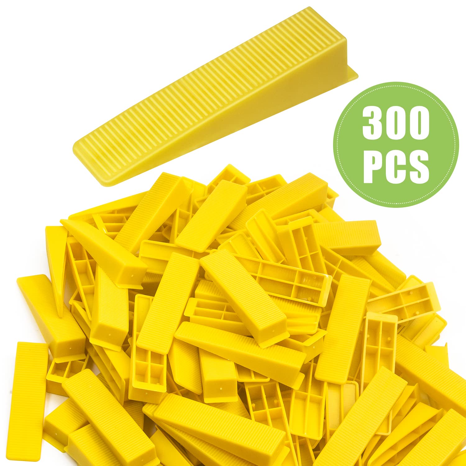 BELOOSYE 300-pcs package provides ready-to-use reusable wedges.