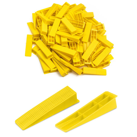 BELOOSYE upgraded PVC wedge for long-lasting tile leveling.