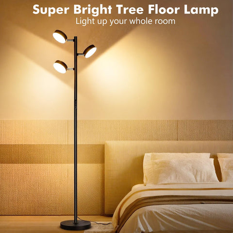 Easy assembly of the Benaep Tree Floor Lamp with instructions included.