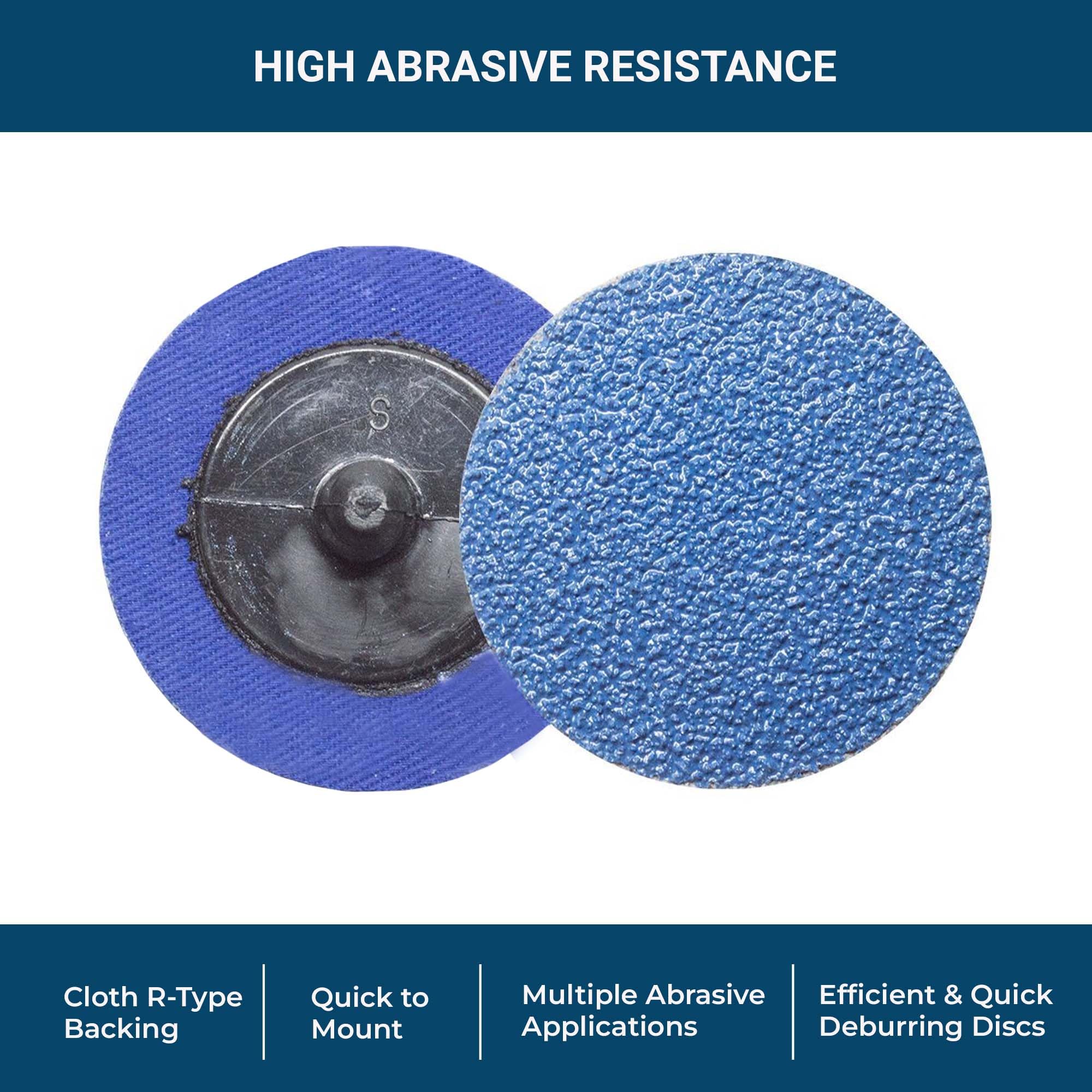 25-pack 3in Benchmark Abrasives discs organized for shop efficiency.