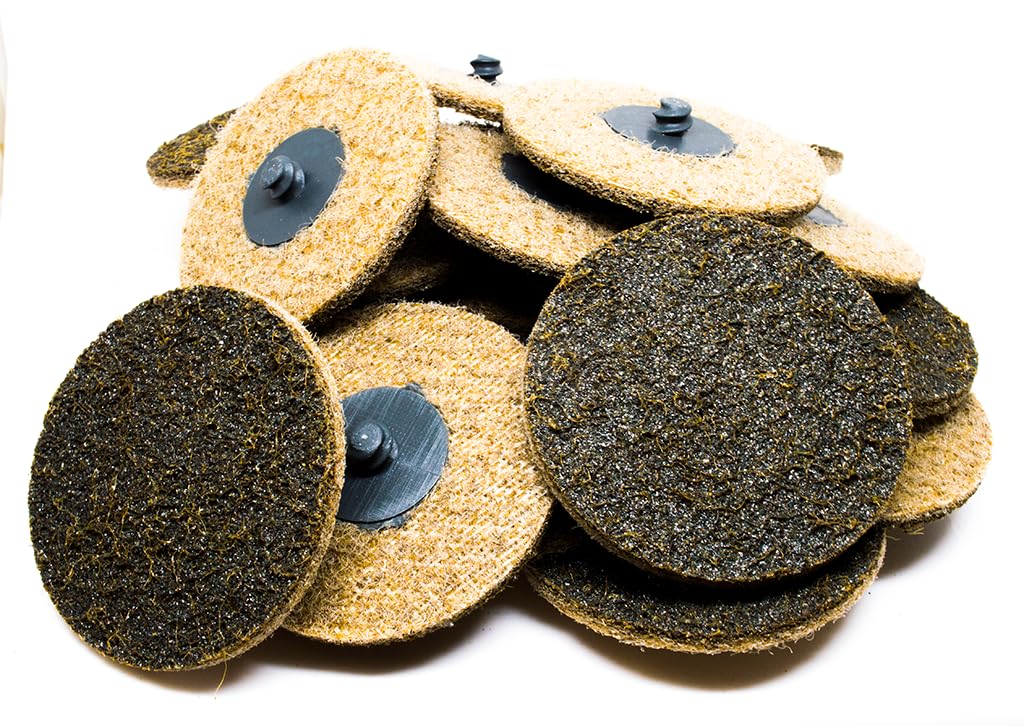 Benchmark Abrasives 3in quick-change disc enables fast tool changes and efficient sanding.
