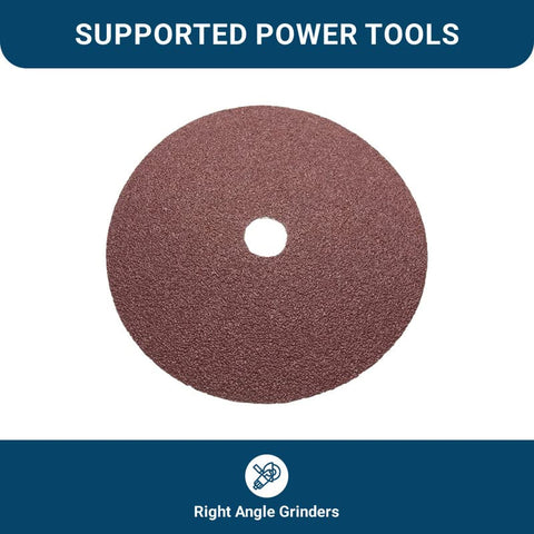 Angle grinder application with Benchmark Abrasives 7-inch disc delivering consistent results.