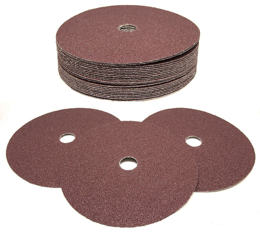Resin-bonded sanding disc creates smooth finishes on wood and metal surfaces.
