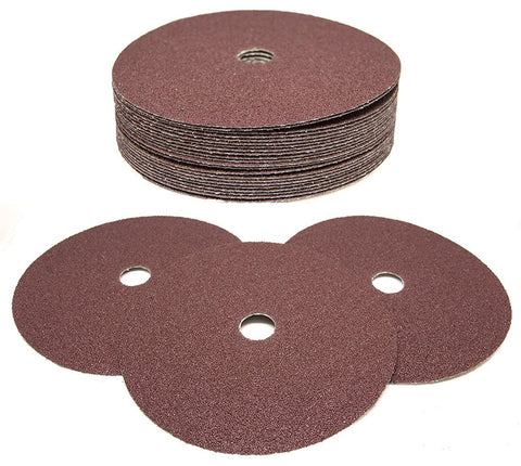 Resin-bonded sanding disc creates smooth finishes on wood and metal surfaces.