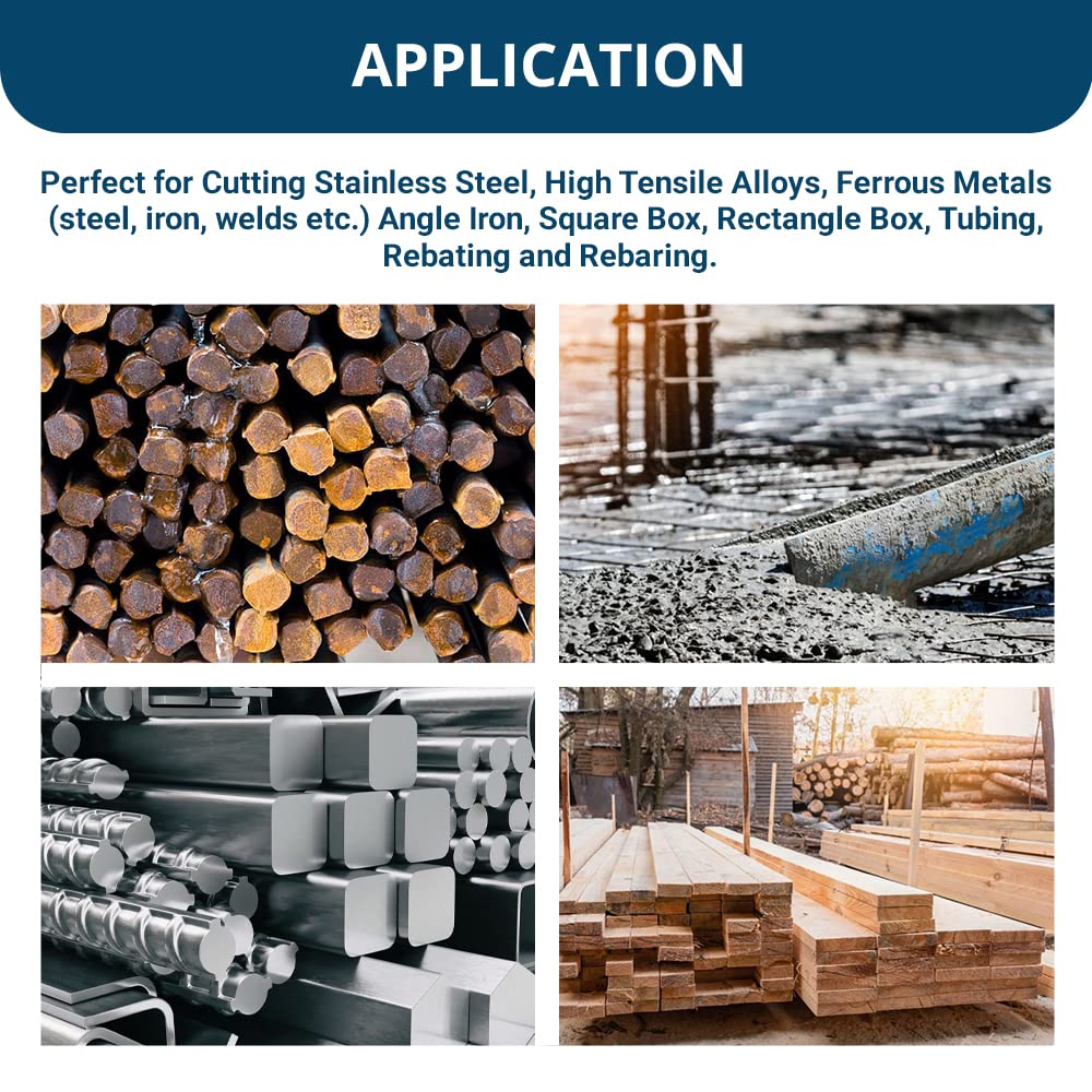 Benchmark Abrasives universal blade fit works with major brands for versatility