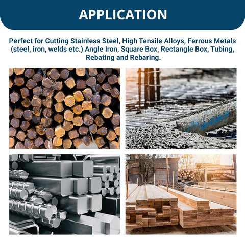 Benchmark Abrasives universal blade fit works with major brands for versatility