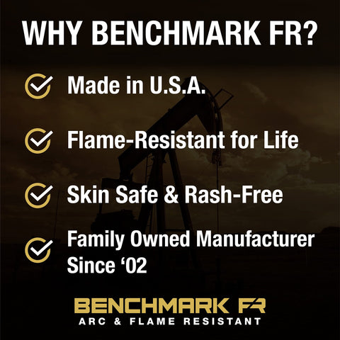 Benchmark FR black skull cap under hard hat, lightweight warmth.