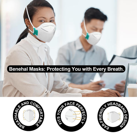 Benehal N95 individual packaging emphasizes hygiene and immediate use